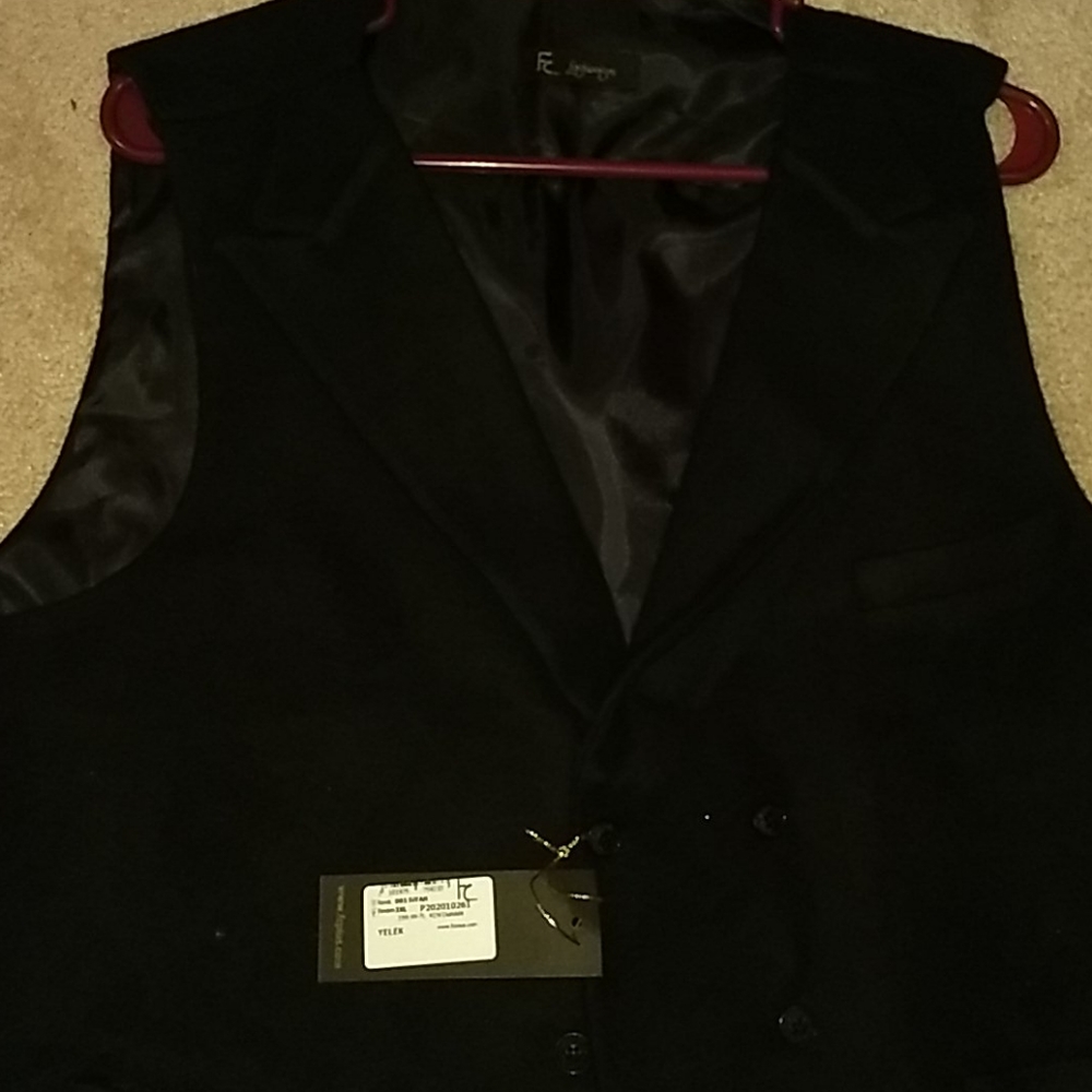 Men's Fashionism Vest Size L, BLACK